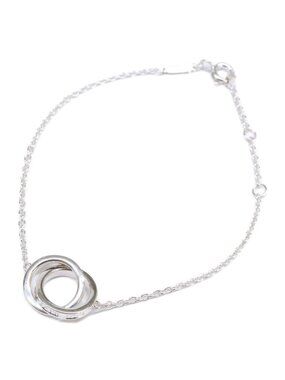 Tiffany & Co 925 Interlocking Circle Chain Bracelet